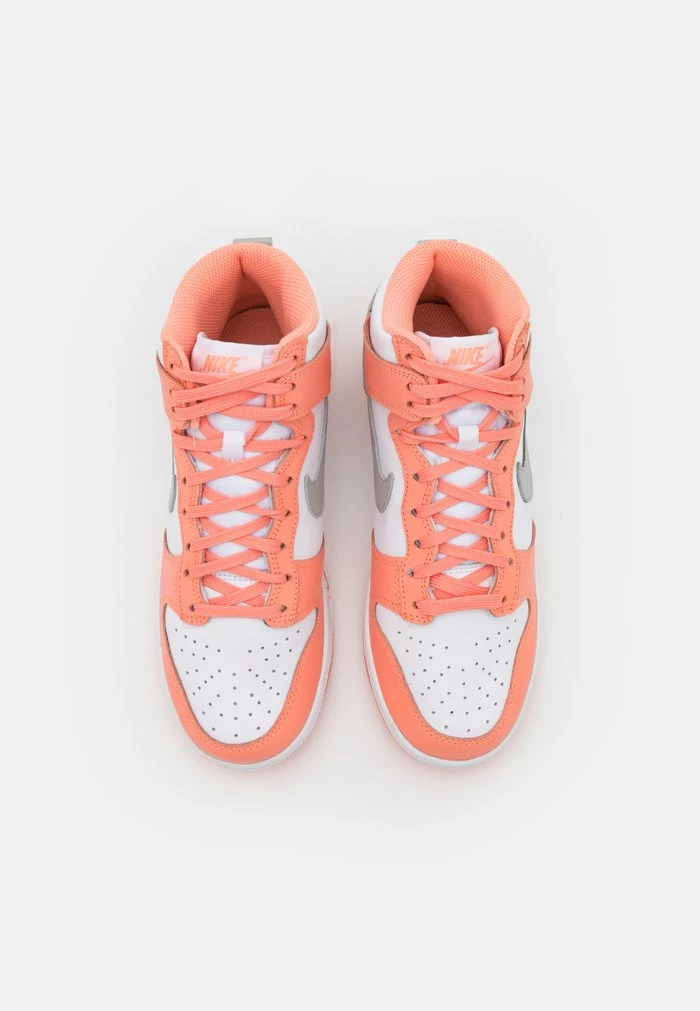 Nike Sportswear W DUNK HIGH - High-top Trainers - Crimson Bliss/iron Ore/white - Image 6