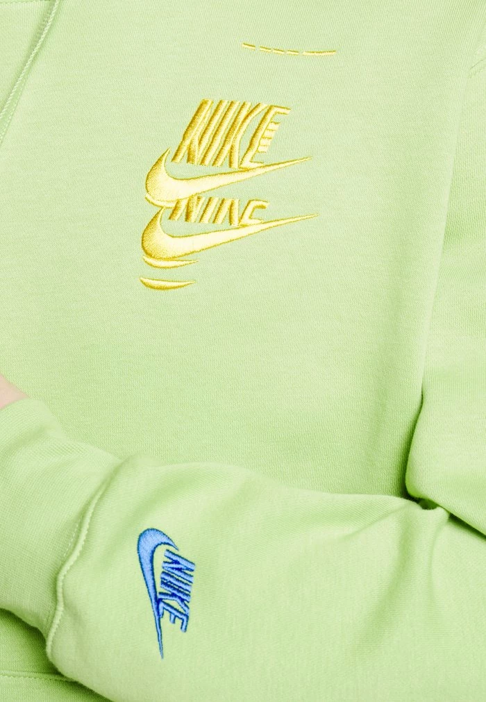 Nike Sportswear HOODIE - Sweatshirt - Vivid Green/medium Blue - Image 8