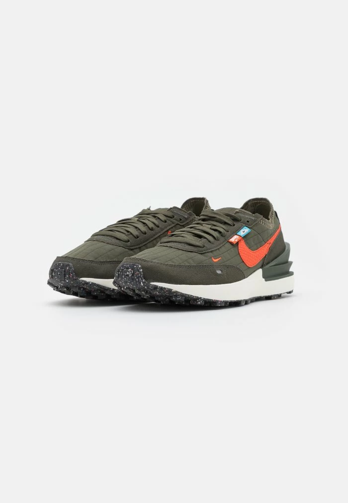 Nike Sportswear WAFFLE ONE - Trainers - Medium Olive/team Orange/sequoia/black/sail - Image 2