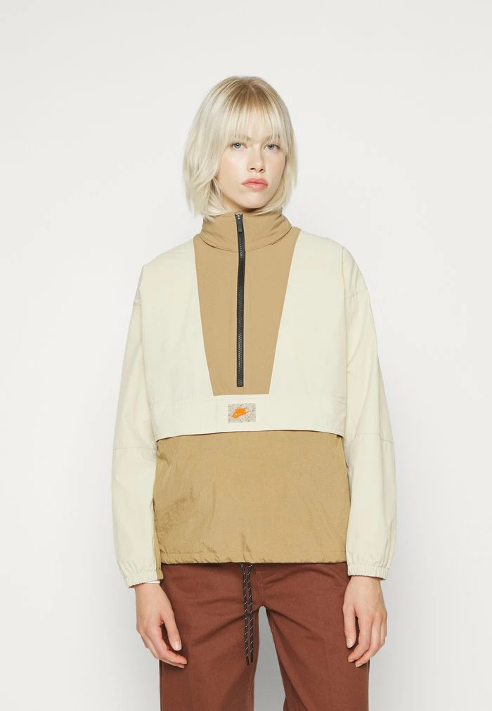 Nike Sportswear Windbreaker - Driftwood/rattan/safety Orange - Image 4