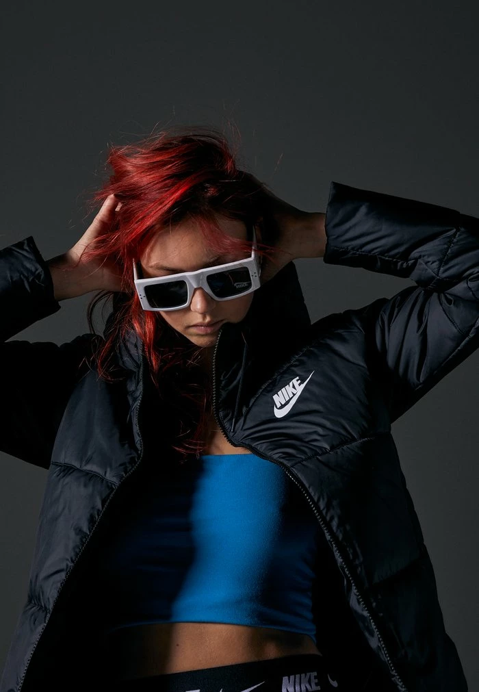 Nike Sportswear CLASSIC TAPE - Winter Jacket - Black/white - Image 3