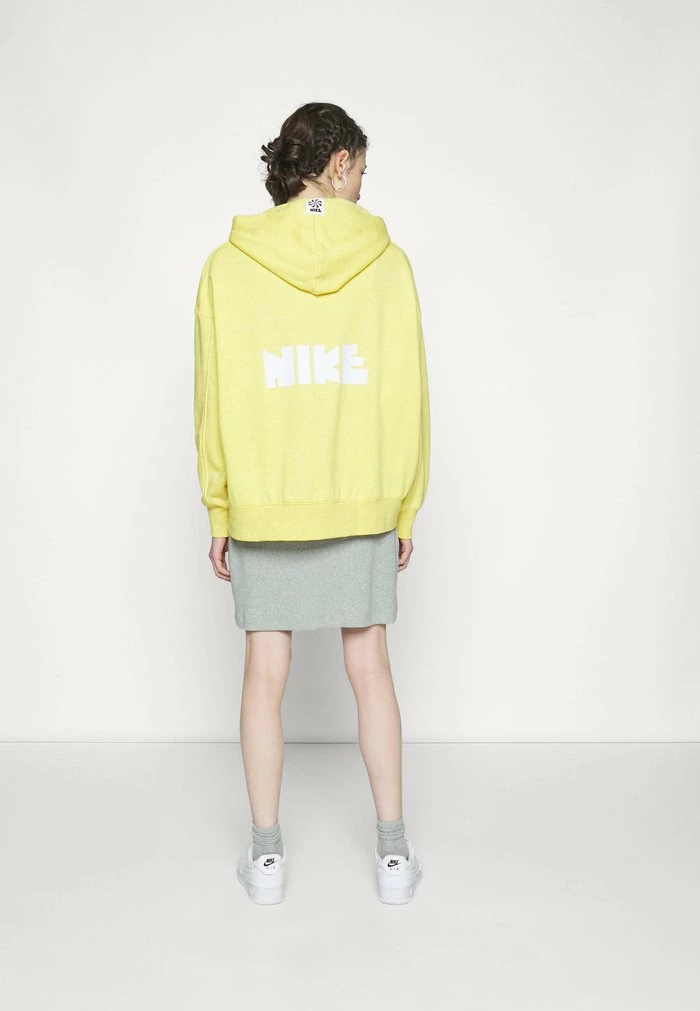 Nike Sportswear CIRCA HOODIE - Sweatshirt - Vivid Sulfur/white - Image 5