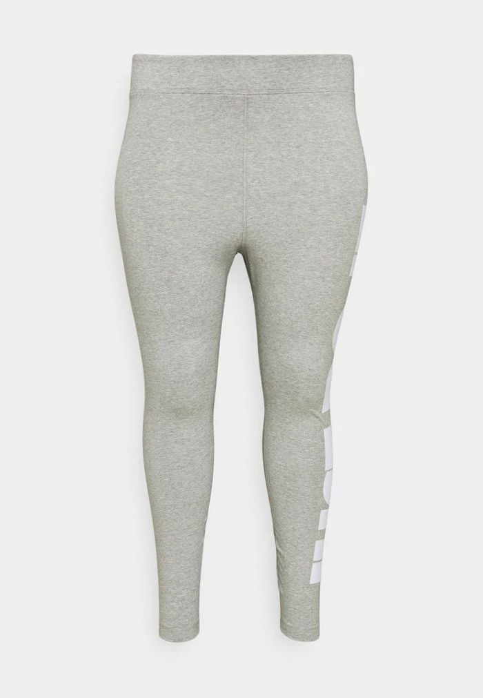 Nike Sportswear PLUS - Leggings - Trousers - Grey Heather/white