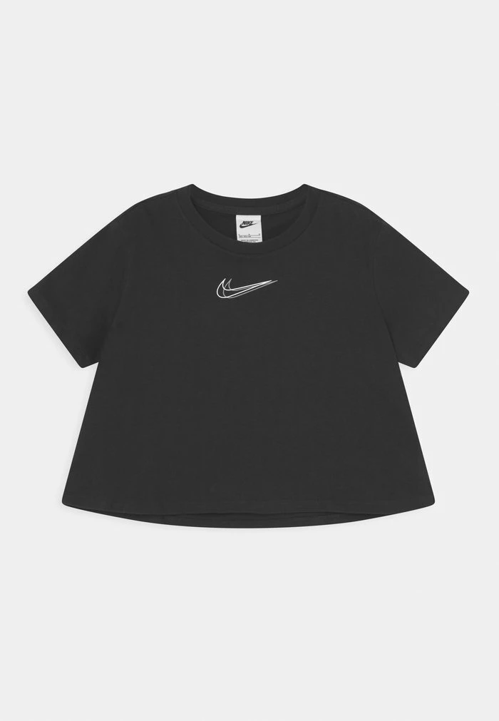 Nike Sportswear TEE CROP DANCE - Basic T-shirt - Black