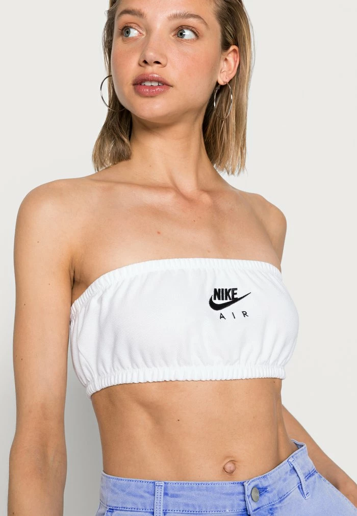 Nike Sportswear AIR BANDEAU - Top - White/black - Image 5