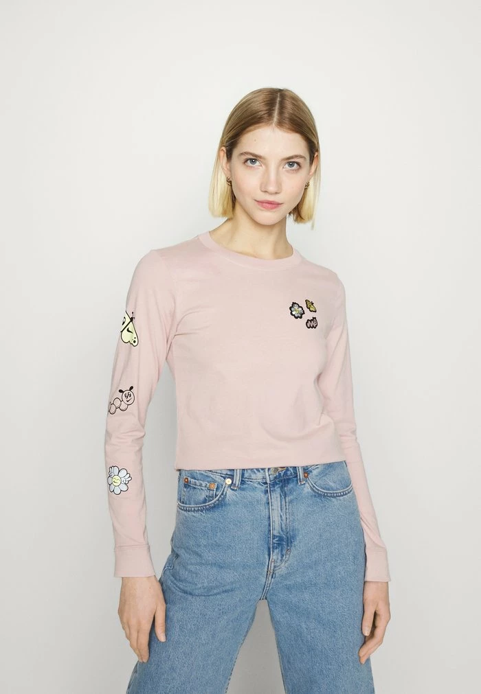 Nike Sportswear TEE AIR SPRUNG - Long Sleeved Top - Pink Oxford - Image 3