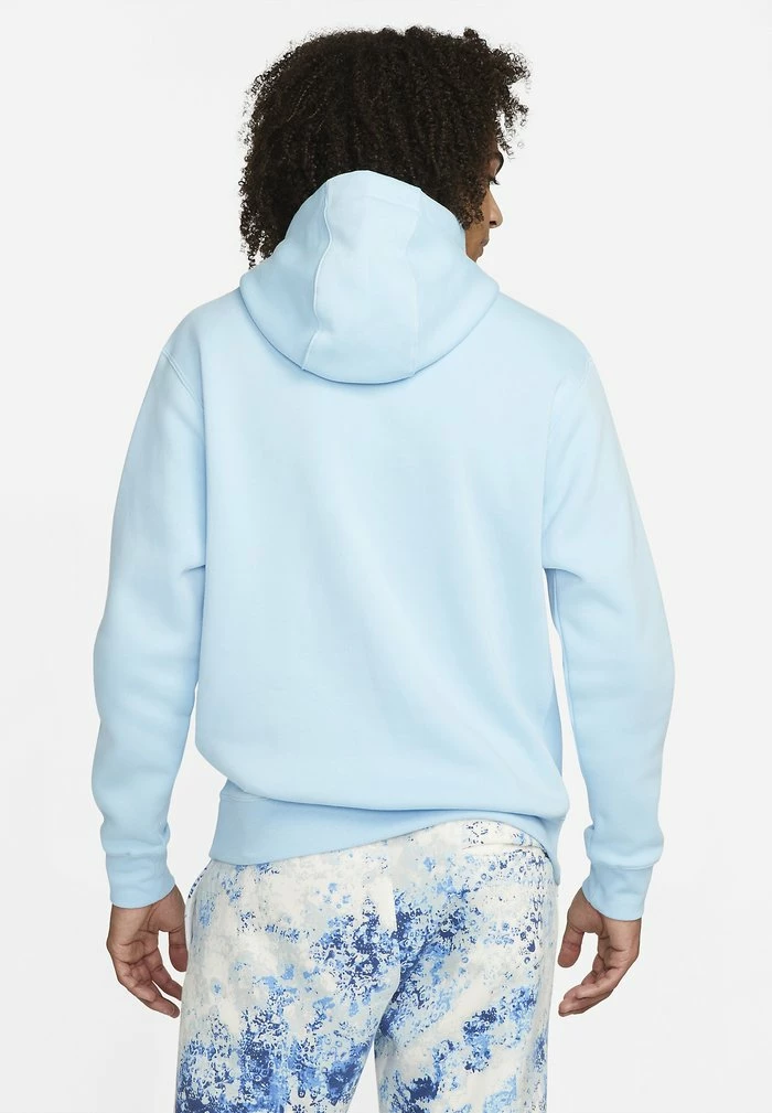 Nike Sportswear CLUB HOODIE - Hoodie - Blue Chill/blue Chill/(lt Crimson) - Image 3