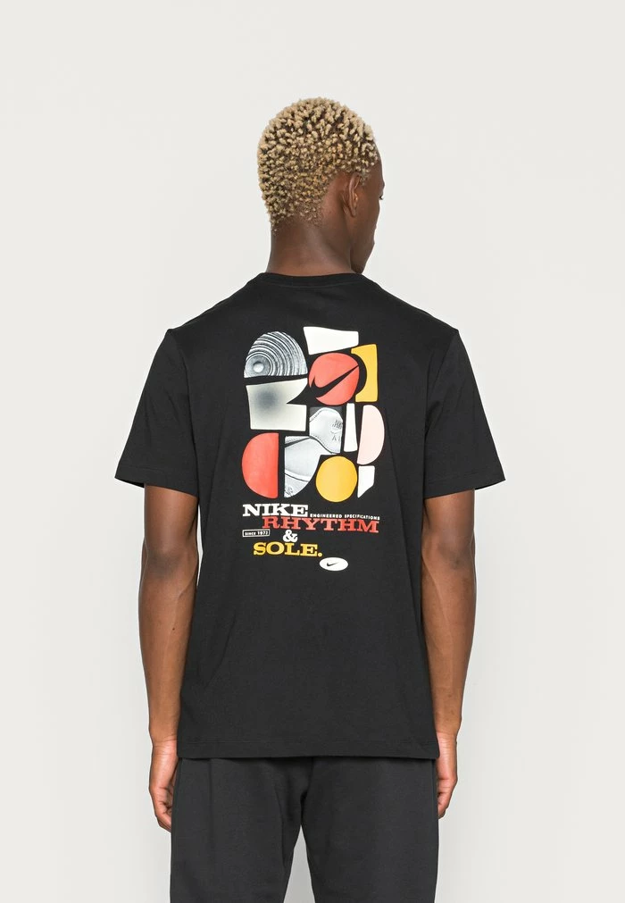 Nike Sportswear TEE RHYTHM - Print T-shirt - Black