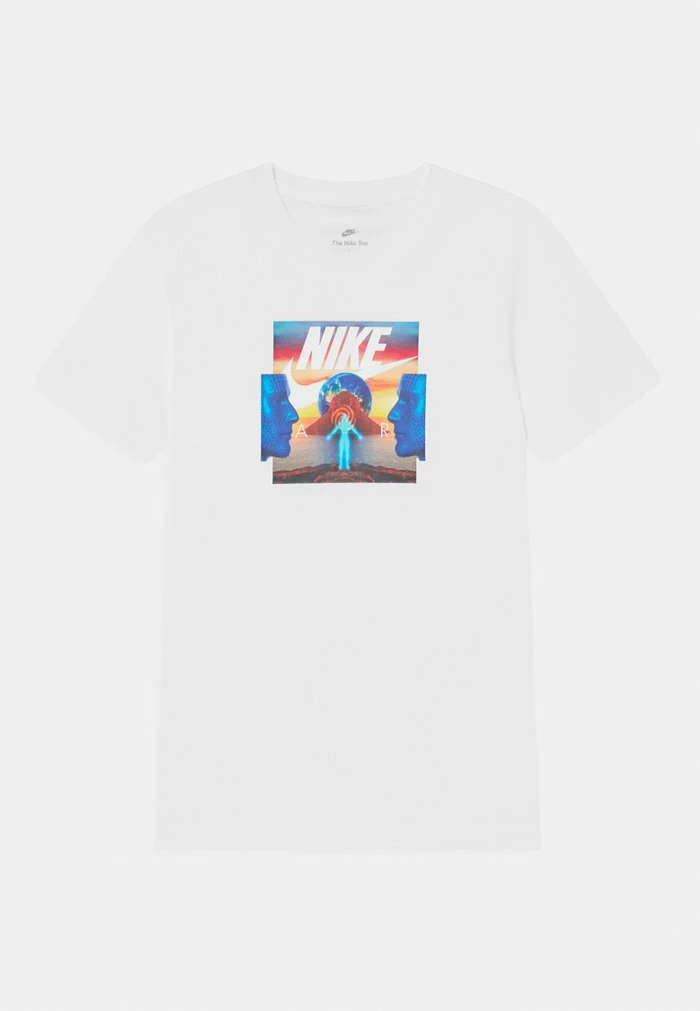 Nike Sportswear TEE AIR PHOTO UNISEX - Print T-shirt - White