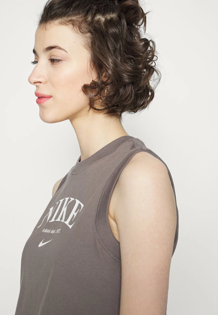 Nike Sportswear TANK - Top - Cave Stone/white - Image 6