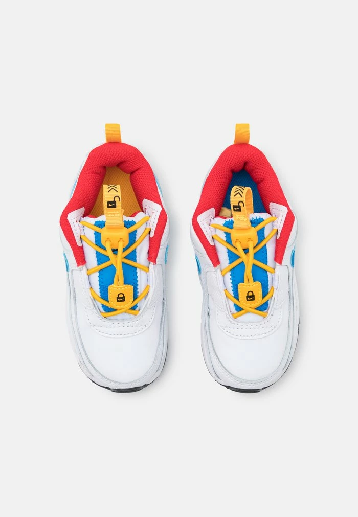 Nike Sportswear AIR MAX 90 TOGGLE UNISEX - Trainers - White/photo Blue/university Gold/university Red - Image 4