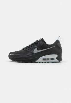 Nike Sportswear AIR MAX 90 TU - Trainers - Black/metallic Silver