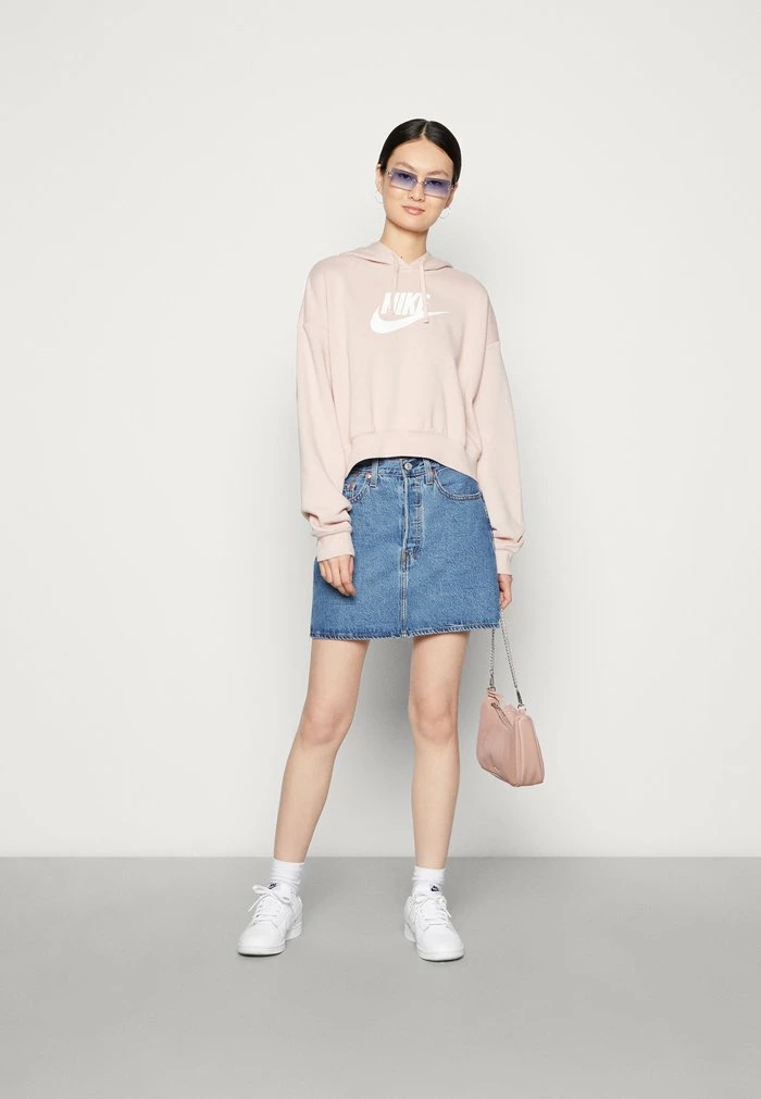 Nike Sportswear CLUB CROP - Sweatshirt - Pink Oxford/white - Image 2