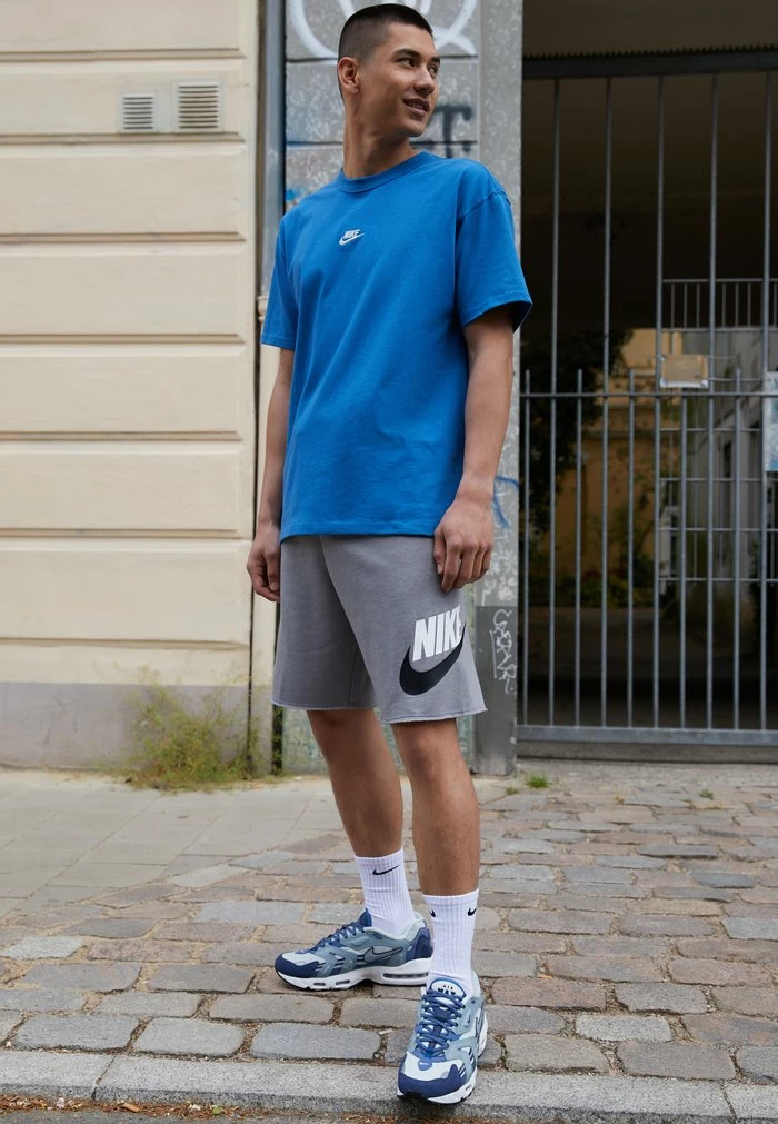 Nike Sportswear AIR MAX 96 - Trainers - Light Silver/aviator Grey/mystic Navy/midnight Navy/summit White/black