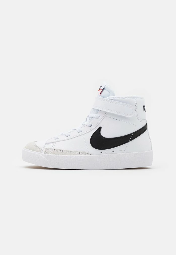 Nike Sportswear BLAZER MID 77 BP UNISEX - High-top Trainers - White/black/total Orange