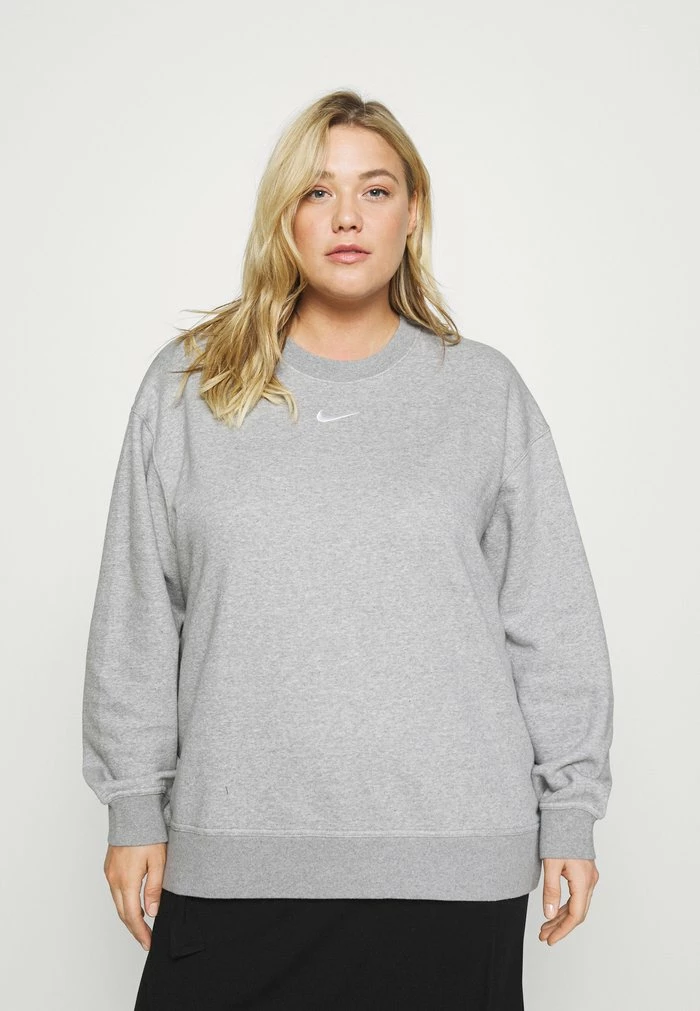 Nike Sportswear Sweatshirt - Grey Heather/white