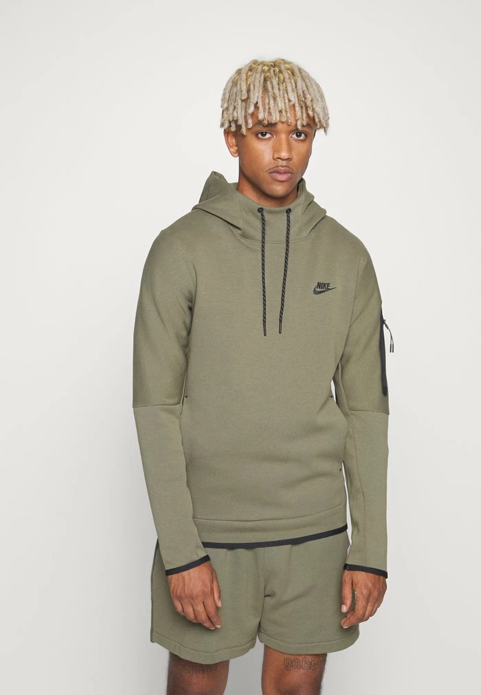 Nike Sportswear HOODIE - Hoodie - Medium Olive Black - Image 5