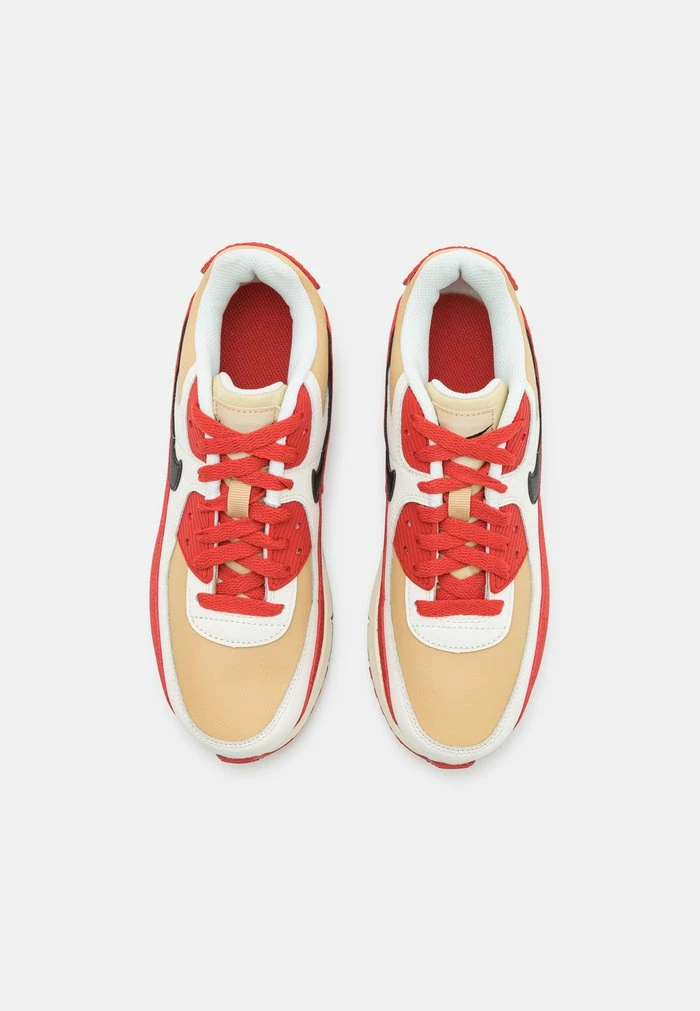 Nike Sportswear AIR MAX 90 GS UNISEX - Trainers - Sesame/black/red Clay/sail - Image 4