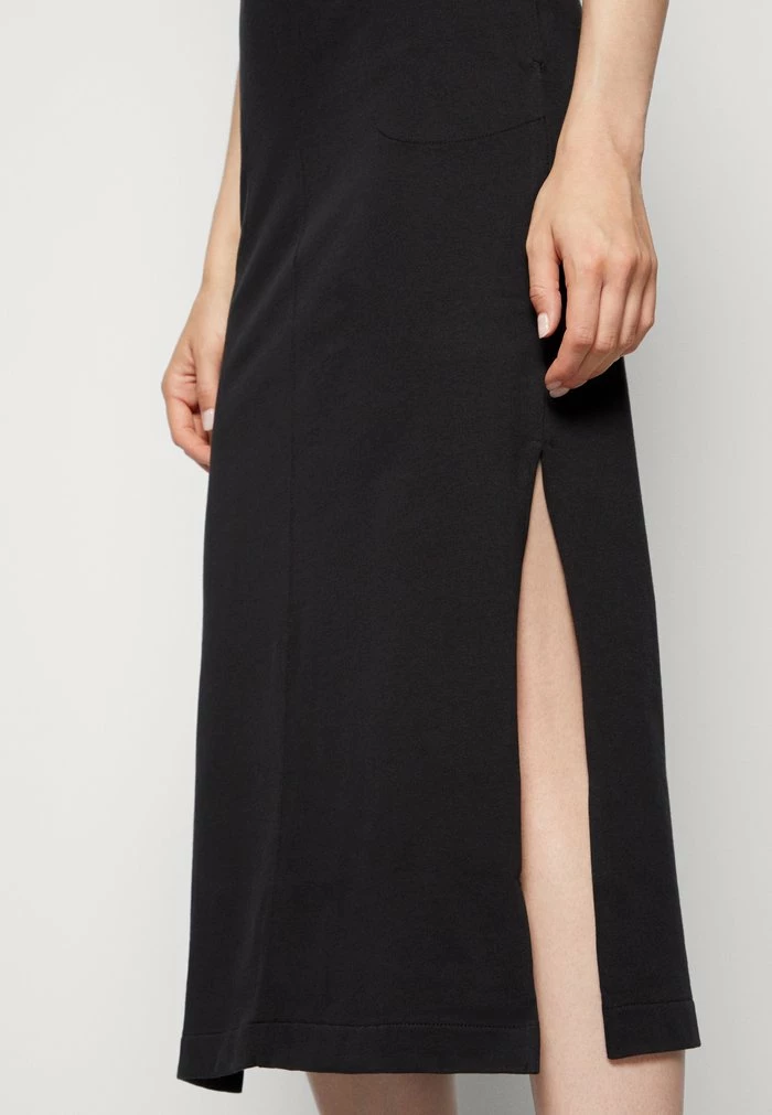 Nike Sportswear DRESS MIDI - Jersey Dress - Black/white - Image 6