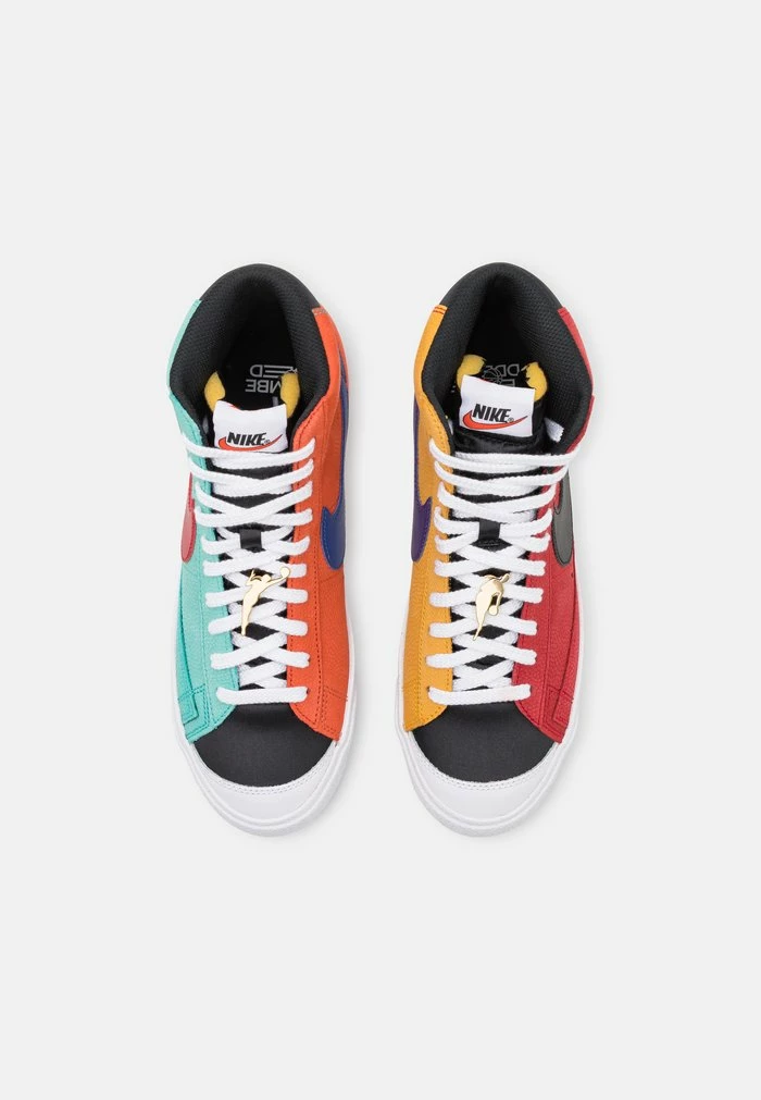 Nike Sportswear BLAZER MID '77 EMB - High-top Trainers - Washed Teal/gym Red/white/university Gold/mantra Orange/black - Image 4