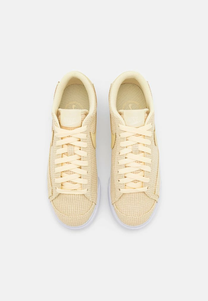 Nike Sportswear BLAZER PLATFORM - Trainers - Lemon Drop/coconut Milk/white - Image 6