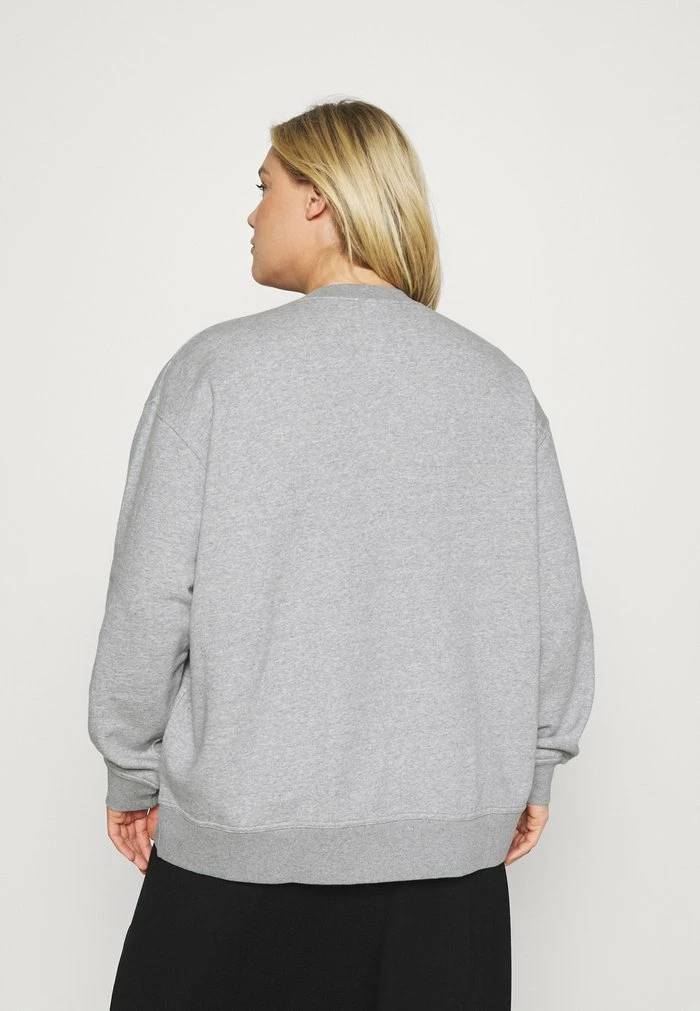 Nike Sportswear Sweatshirt - Grey Heather/white - Image 3