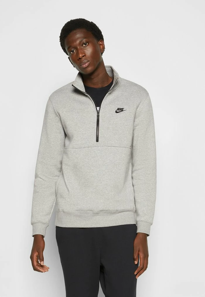 Nike Sportswear CLUB - Sweatshirt - Dark Grey Heather Black - Image 6