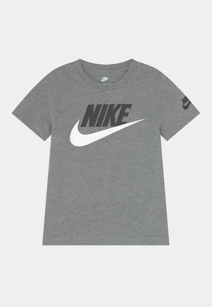 Nike Sportswear FUTURA TEE - Print T-shirt - Carbon Heather