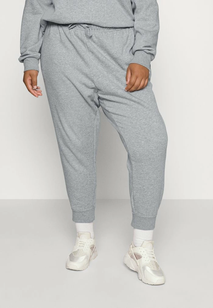 Nike Sportswear CLUB PANT - Tracksuit Bottoms - Dark Grey Heather/white