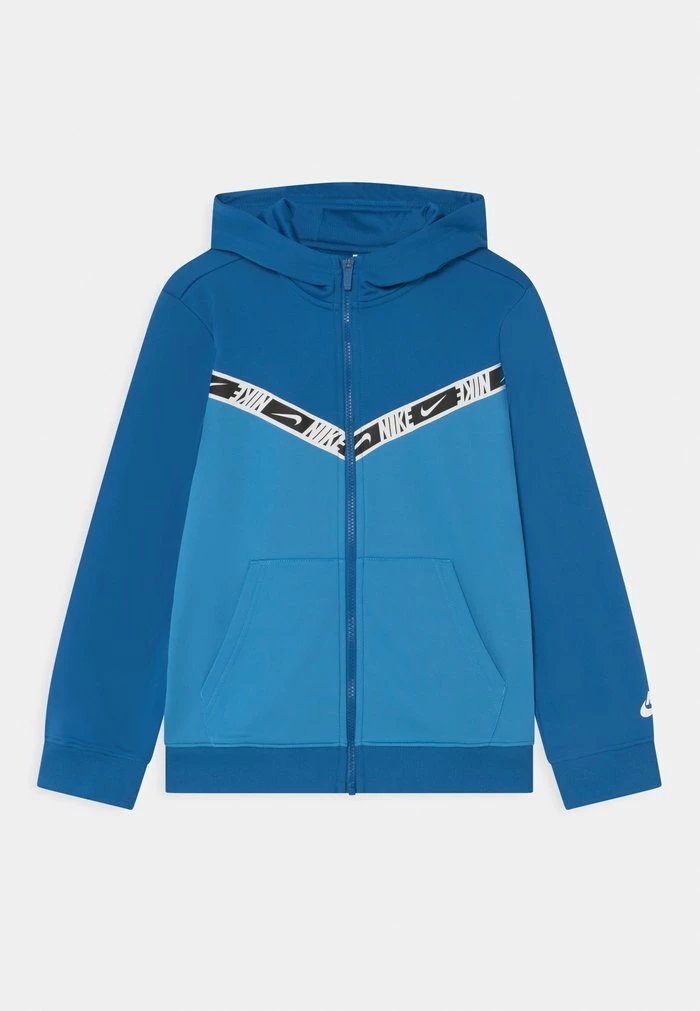 Nike Sportswear REPEAT - Training Jacket - Dark Marina Blue/dutch Blue/black/white