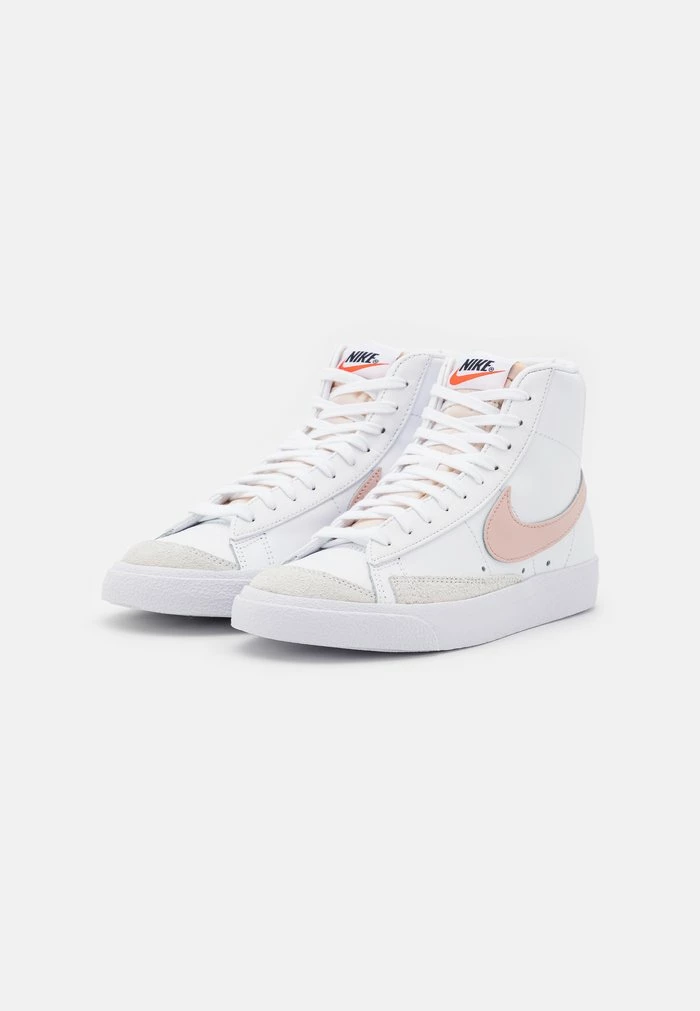 Nike Sportswear BLAZER MID 77 - High-top Trainers - White/pink Oxford/black/summit White - Image 3