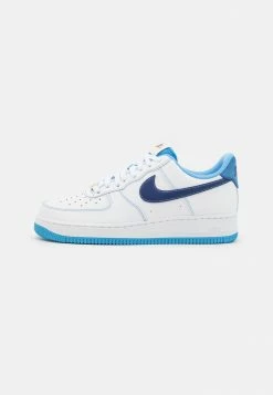 Nike Sportswear AIR FORCE 1 '07 - Trainers - White/deep Royal Blue/university Blue/sail/team Orange/black