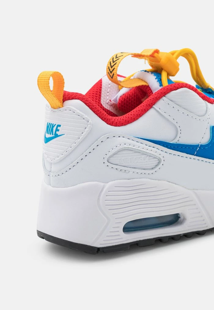 Nike Sportswear AIR MAX 90 TOGGLE UNISEX - Trainers - White/photo Blue/university Gold/university Red - Image 6