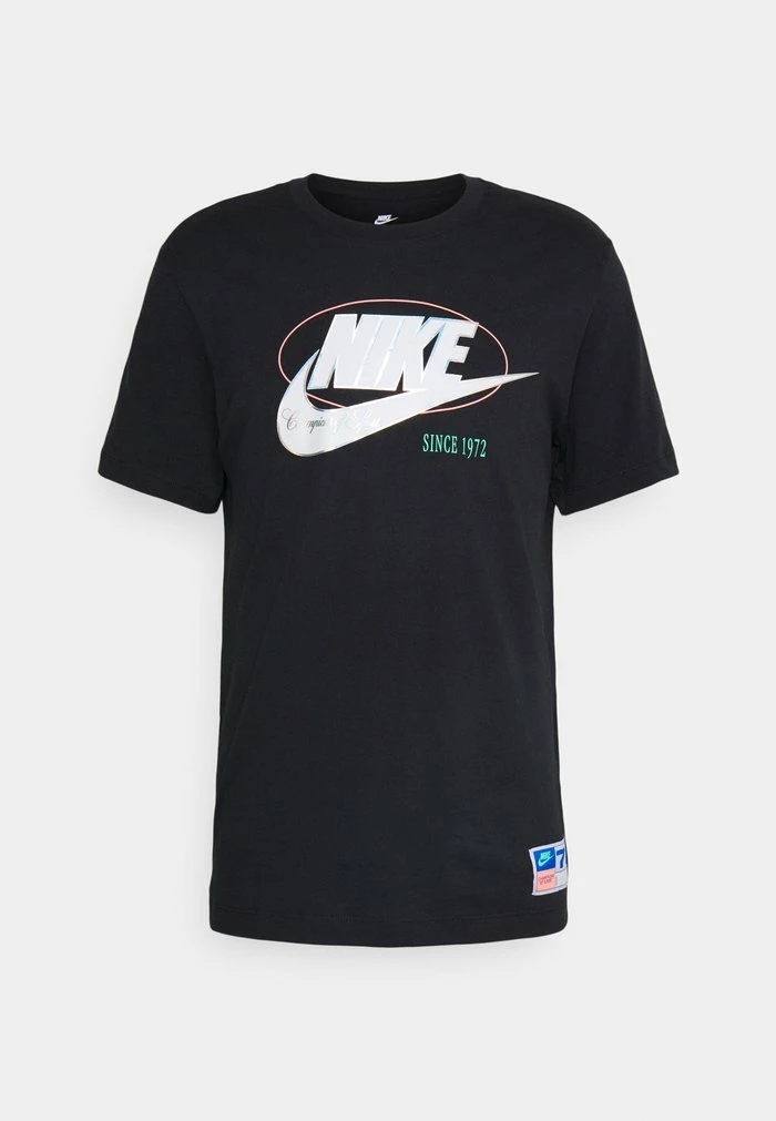 Nike Sportswear TEE VARSITY - Print T-shirt - Black - Image 4