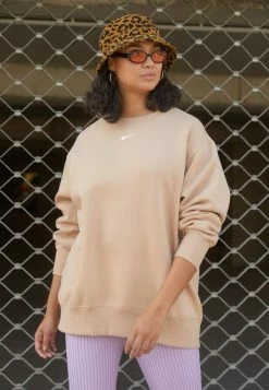 Nike Sportswear CREW PLUS - Sweatshirt - Beige