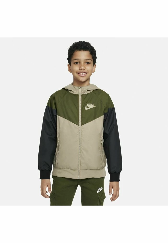 Nike Sportswear UNISEX - Summer Jacket - Khaki Rough Green Black Khaki