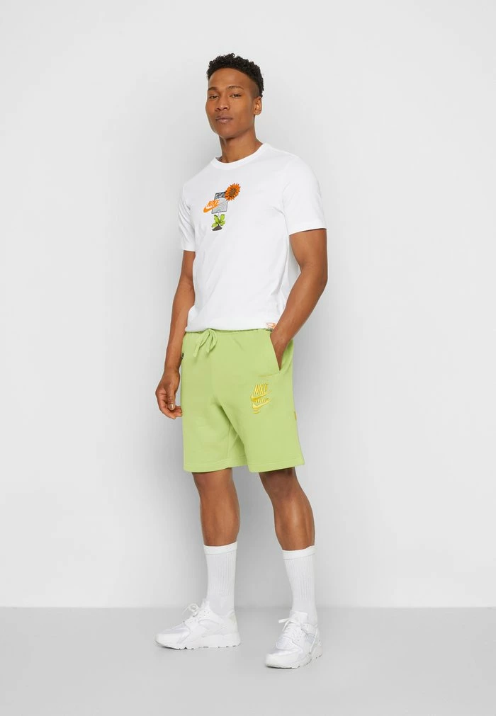 Nike Sportswear Shorts - Vivid Green/medium Blue - Image 5