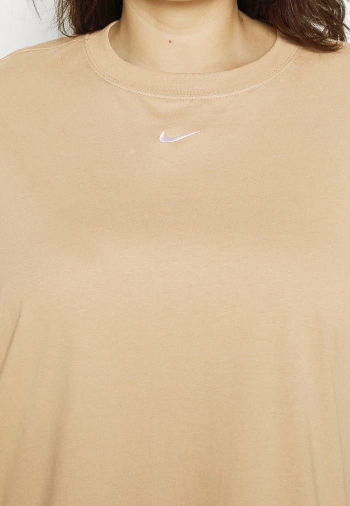 Nike Sportswear PLUS - Basic T-shirt - Hemp/white - Image 5