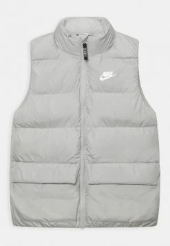 Nike Sportswear SNYFL UNISEX - Waistcoat - Lt Smoke Grey/white