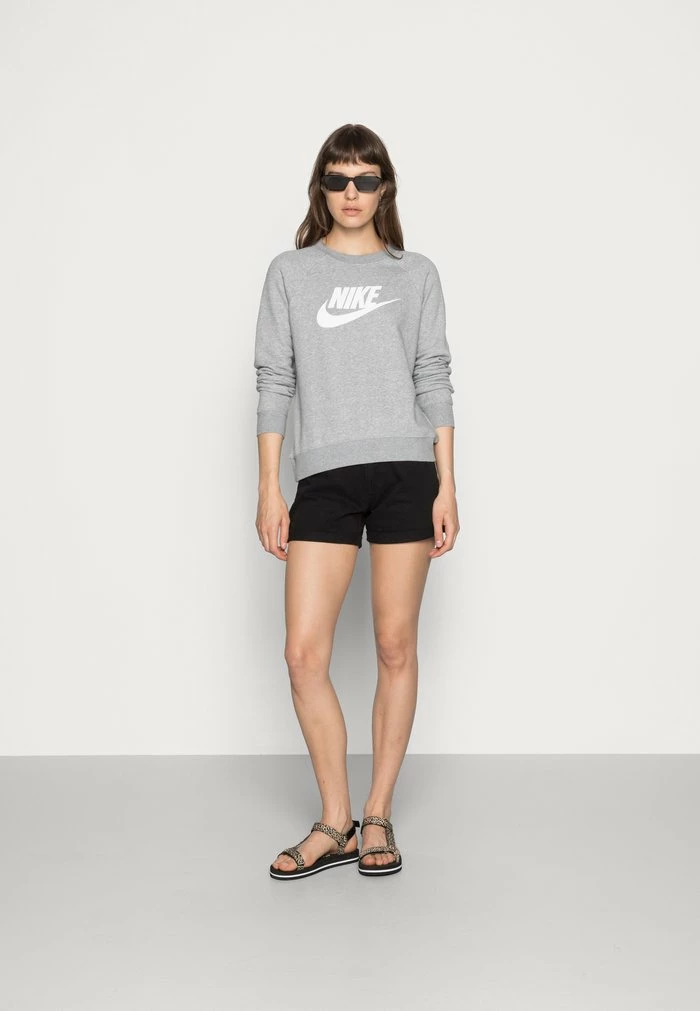 Nike Sportswear CREW - Sweatshirt - Grey Heather/white - Image 2