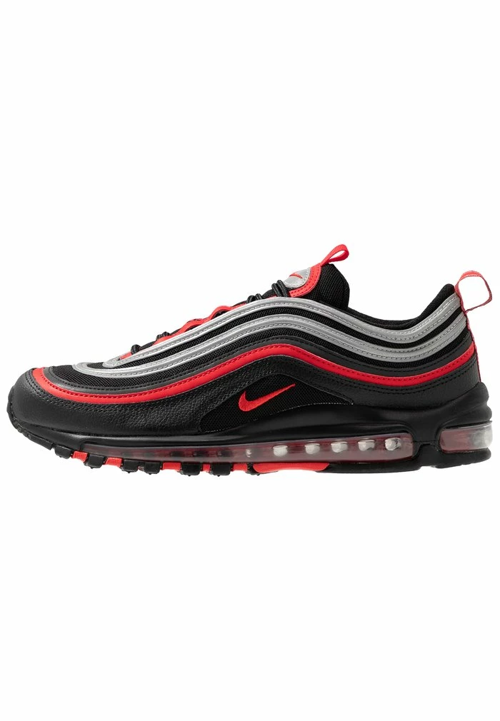 Nike Sportswear AIR MAX 97 - Trainers - Black/university Red/metallic Silver