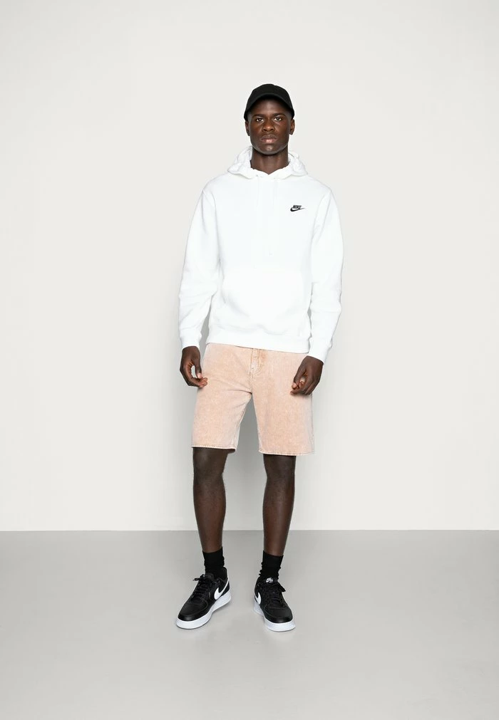 Nike Sportswear CLUB HOODIE - Hoodie - White/black - Image 2