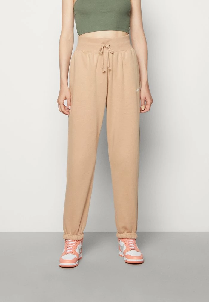 Nike Sportswear HIGH RISE PANT - Tracksuit Bottoms - Hemp/sail