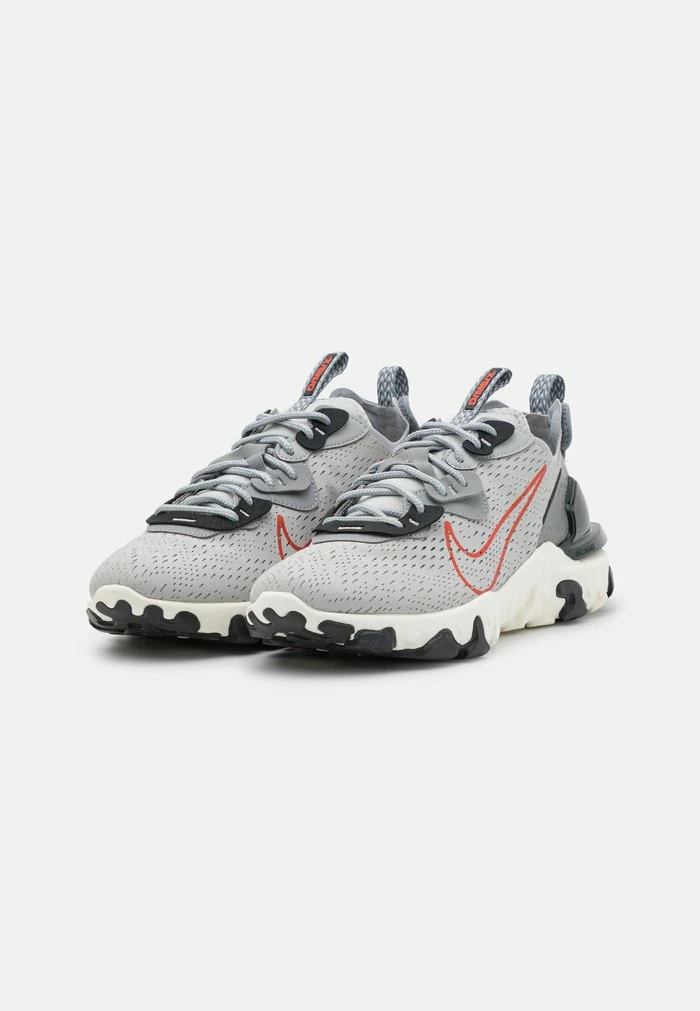 Nike Sportswear REACT VISION GEL - Trainers - Grey Fog/team Orange/sail/light Smoke Grey - Image 2