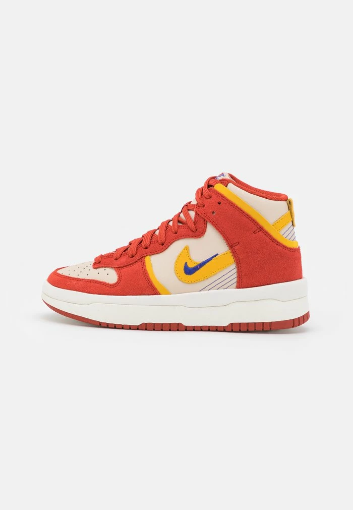 Nike Sportswear WMNS DUNK HIGH UP - High-top Trainers - Cinnabar/yellow Ochre/lapis/sanddrift/sail