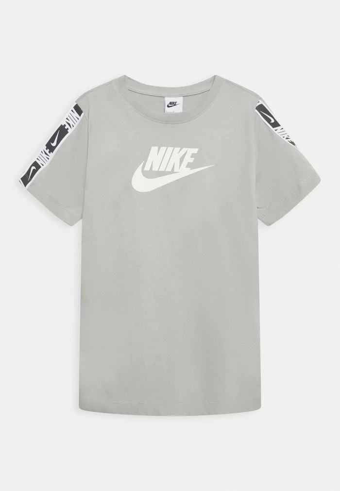 Nike Sportswear REPEAT TEE UNISEX - Print T-shirt - Grey/white