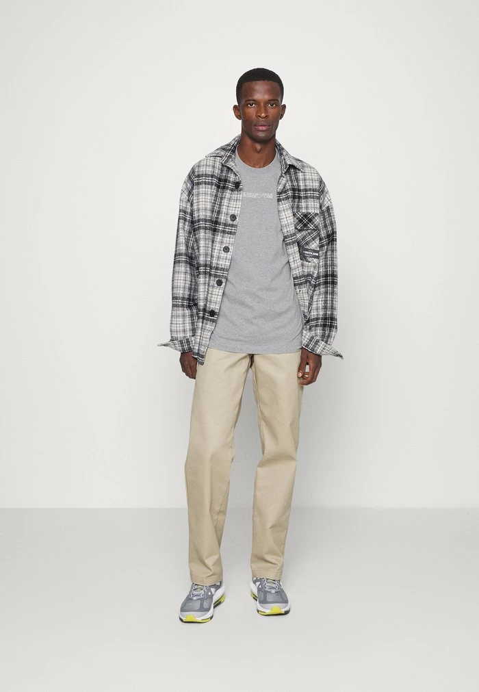 Nike Sportswear CORE TEE - Long Sleeved Top - Dark Grey Heather - Image 2