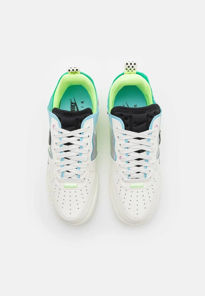 Nike Sportswear AIR FORCE 1 REACT UNISEX - Trainers - White/black/barely Volt/ghost Green/blue Chill/sail - Image 4