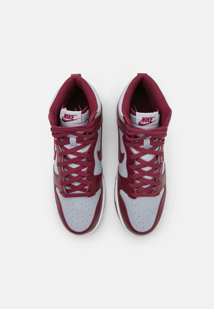Nike Sportswear DUNK RETRO - High-top Trainers - Dark Beetroot/wolf Grey/white - Image 4