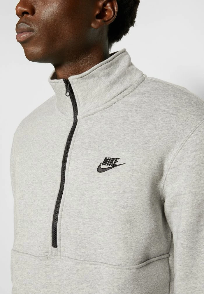 Nike Sportswear CLUB - Sweatshirt - Dark Grey Heather Black - Image 7